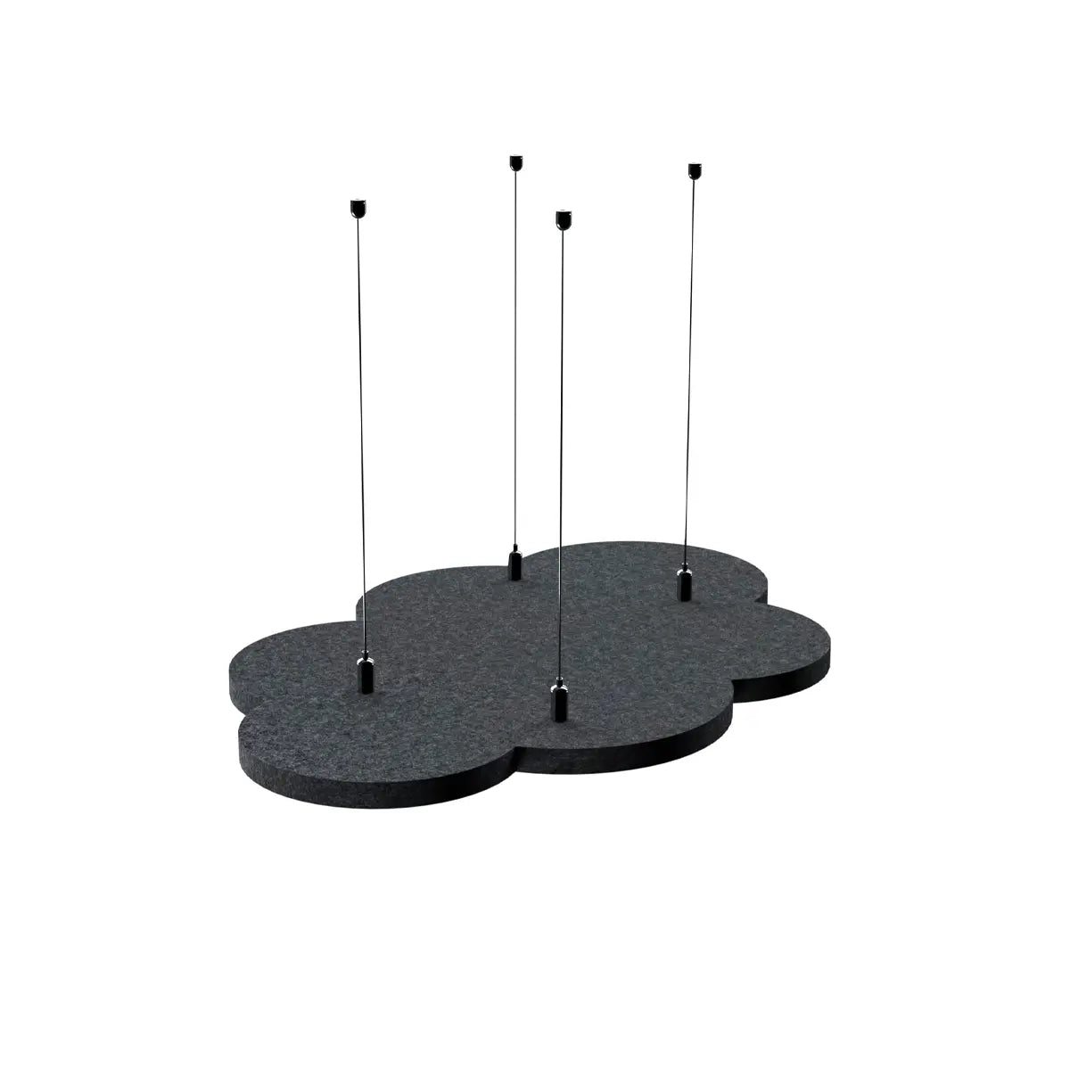 Suspended Ceiling Panels - Acoustic Felt CLOUD S on white background Decormania UK